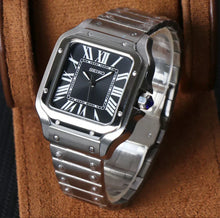 Seiko Mod Santos "Cadran noir"