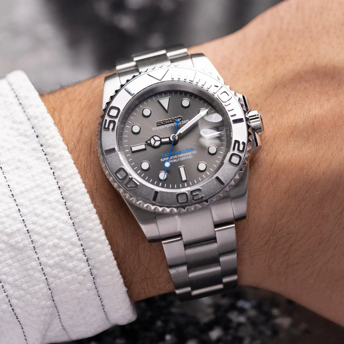 Seiko Mod Yacht-Master "Gris"