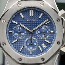 Seiko Mod Royal Oak Chronograph "Bleu"