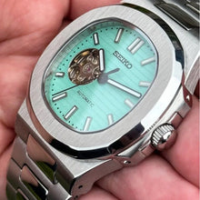 Seiko Mod Nautilus "Cœur ouvert bleu Tiffany"
