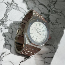 Seiko Mod Royal Oak "Blanc classique"