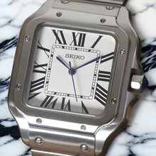 Seiko Mod Santos "Blanc classique"