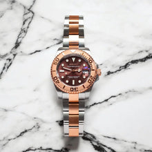 Seiko Mod Yacht-Master "Or rose/argent"