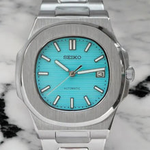 Seiko Mod Nautilus "Bleu Tiffany"