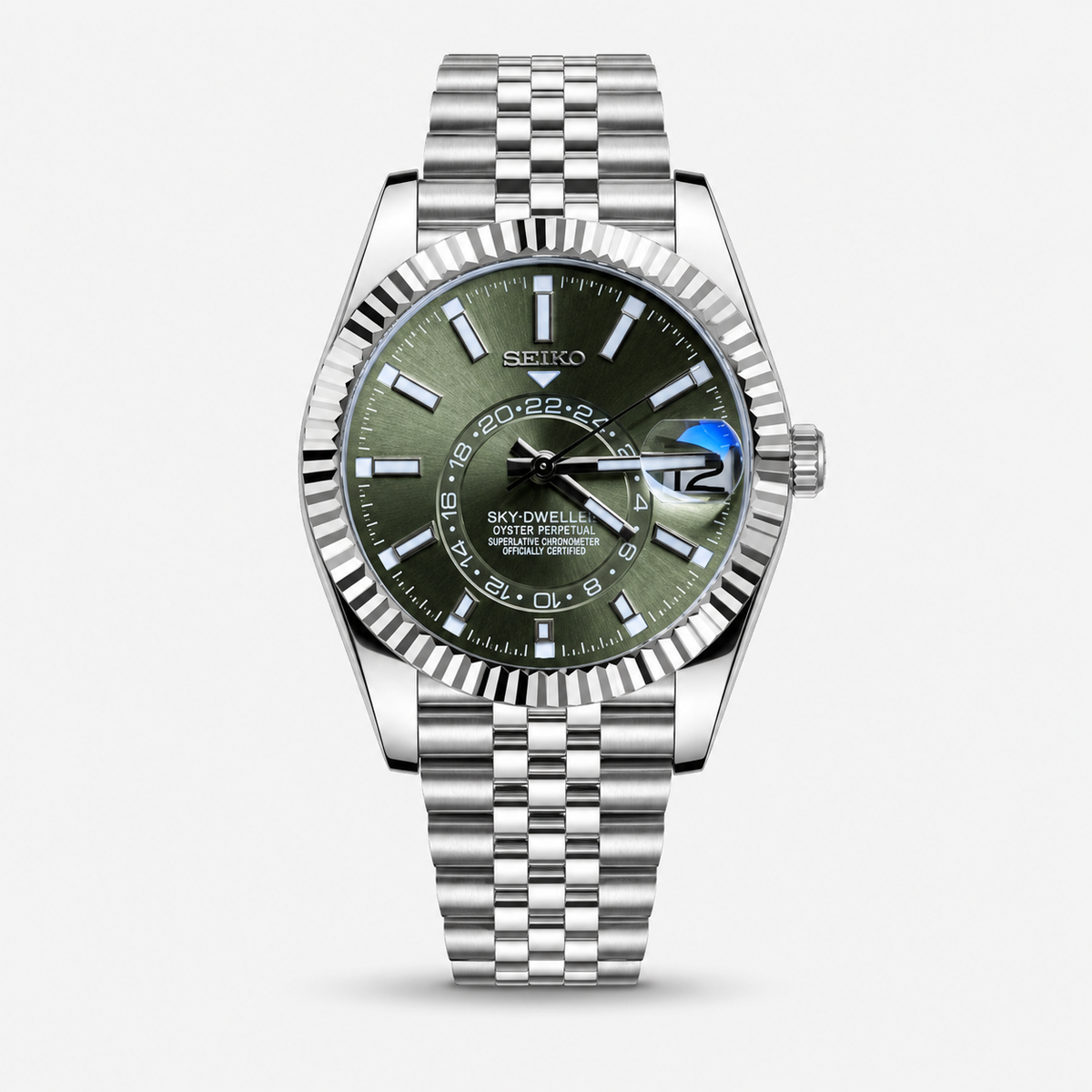 Seiko Mod Sky-Dweller "Vert olive"