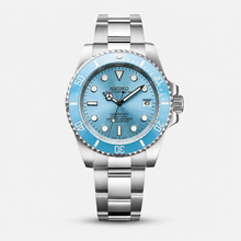 Seiko Mod Submariner "Bleu pastel"