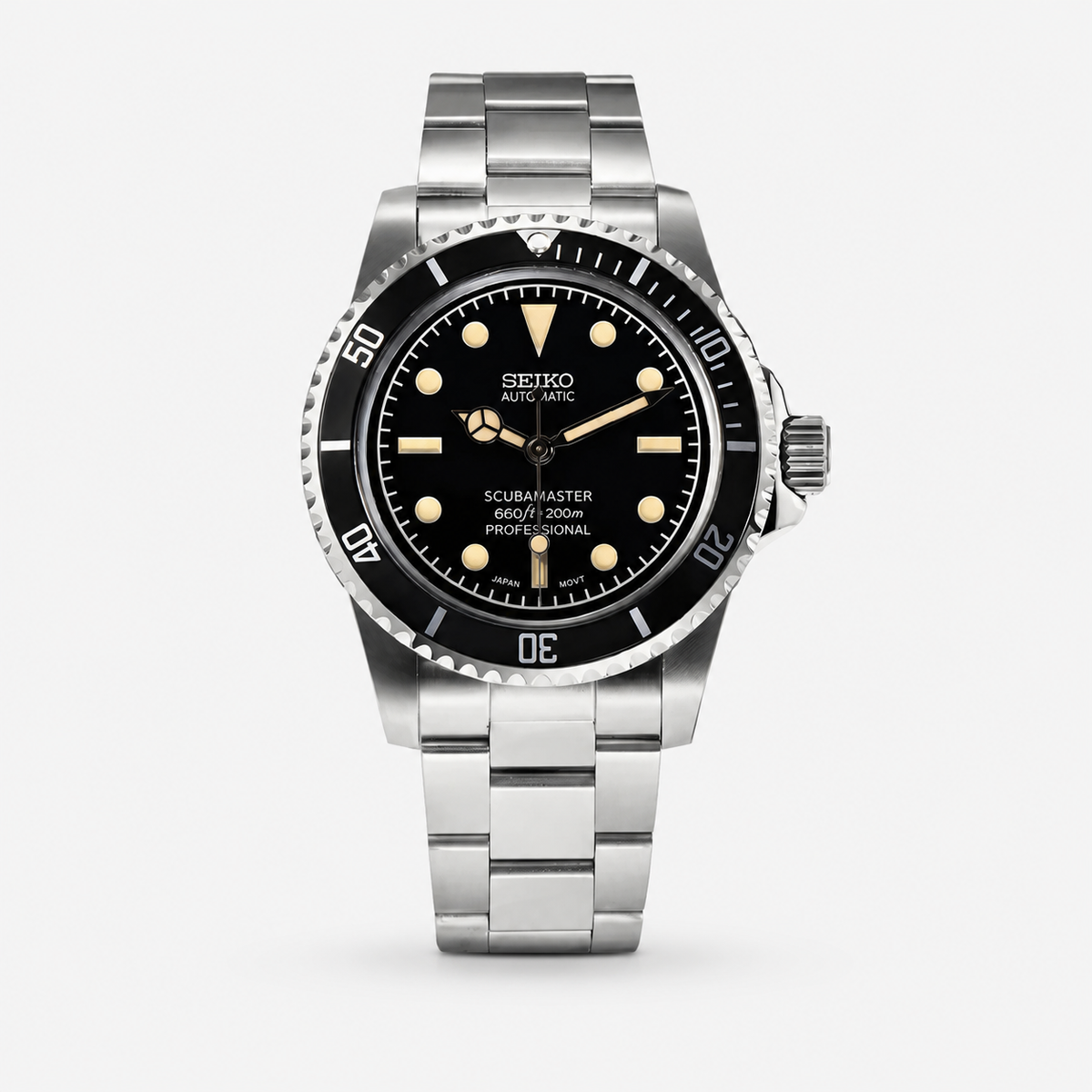 Seiko Mod Submariner "Noir vintage"