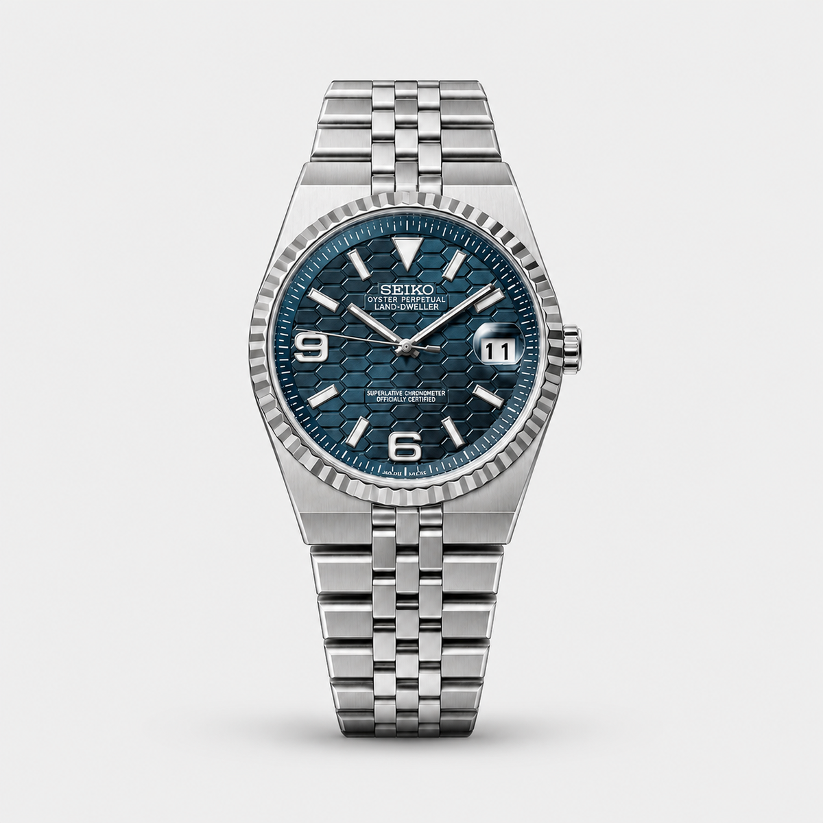 Seiko Mod Land-Dweller "Bleu foncé"