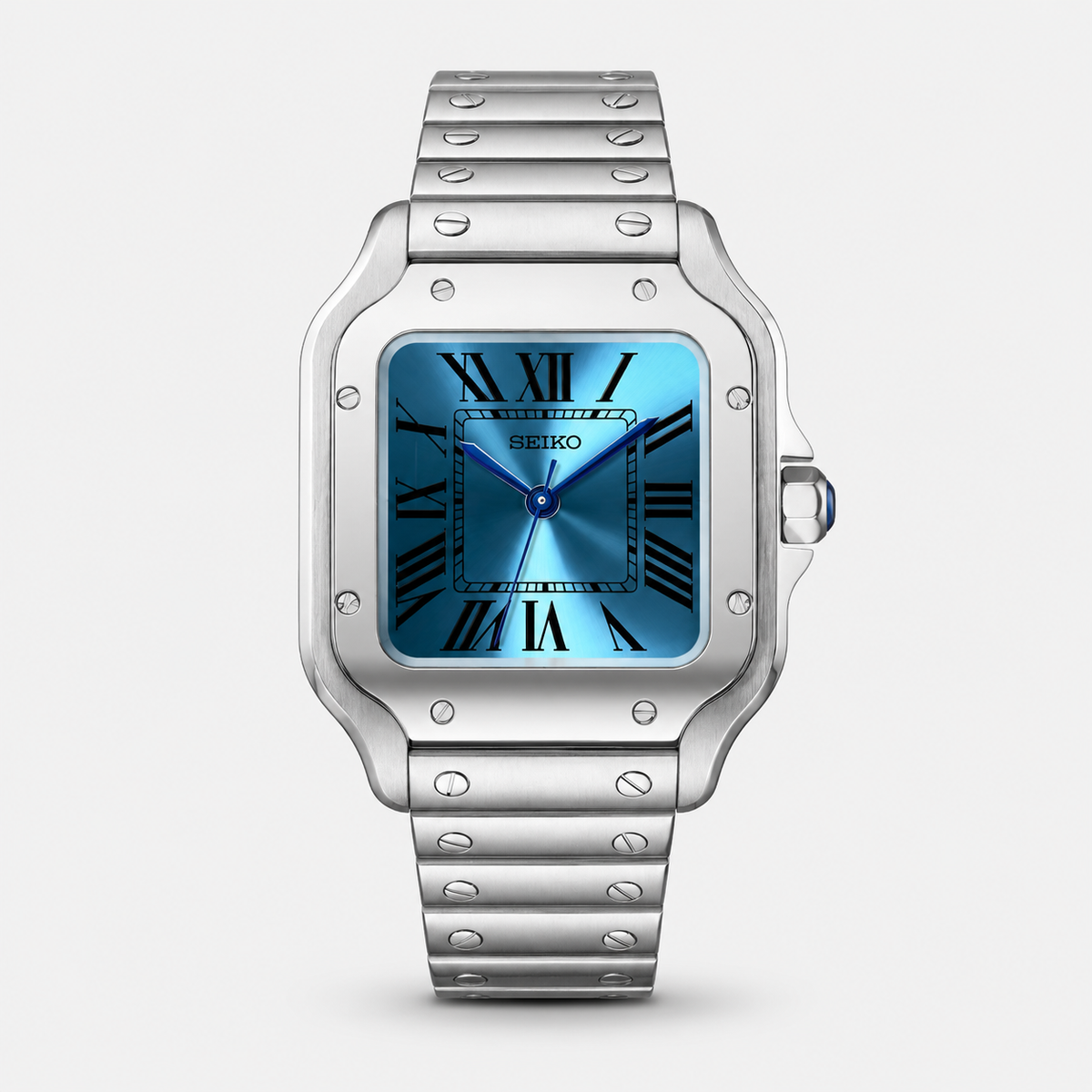 Seiko Mod Santos "Bleu Tiffany"