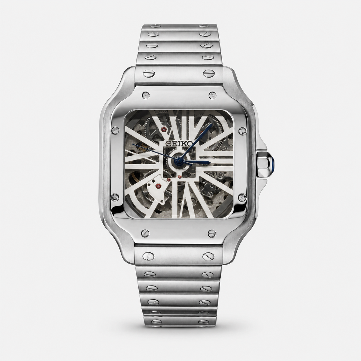 Seiko Mod Santos "Skeleton"
