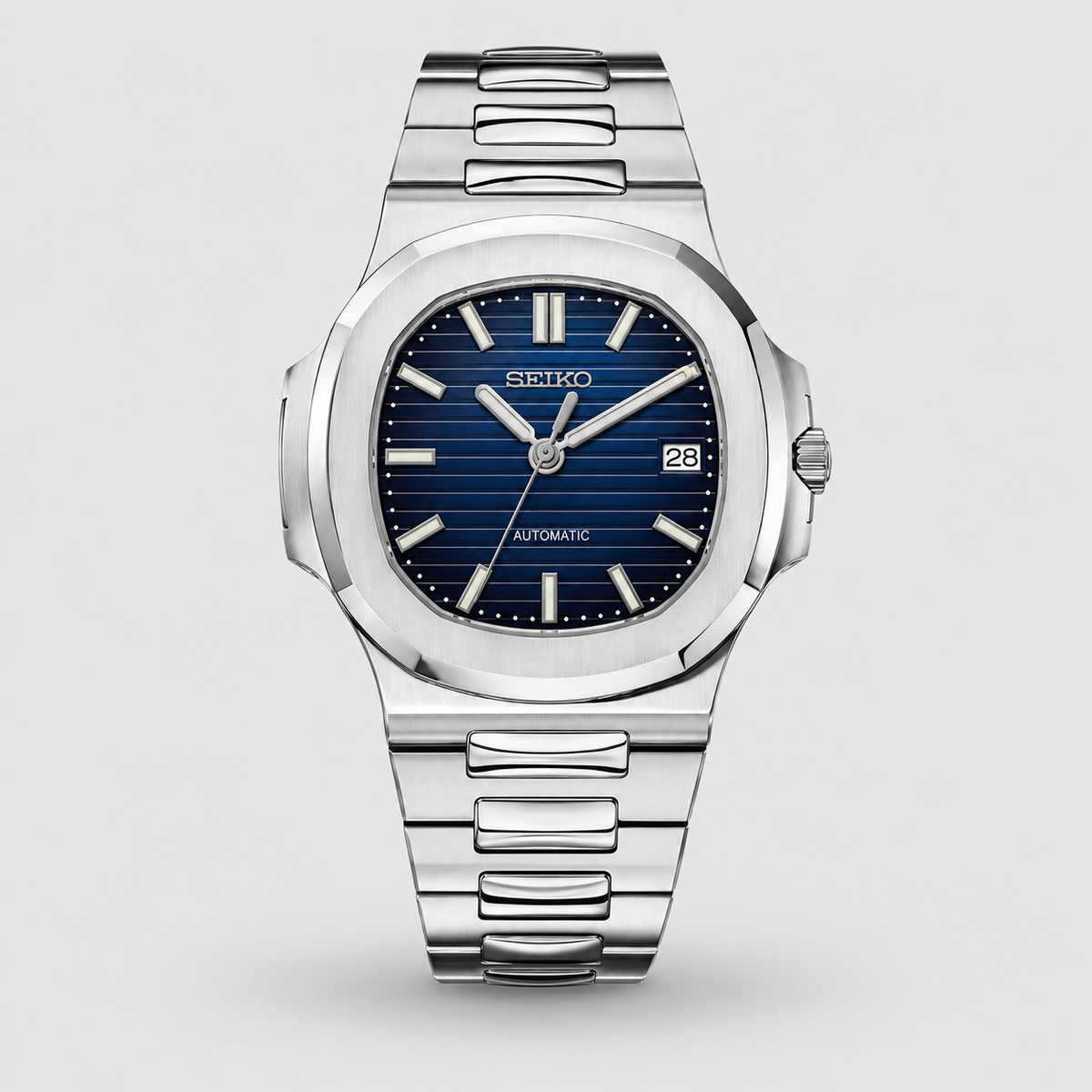 Seiko Mod Nautilus "Bleu marine"