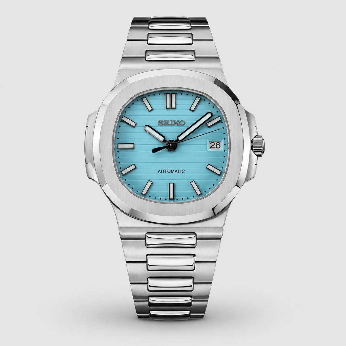 Seiko Mod Nautilus "Bleu Tiffany"
