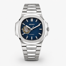 Seiko Mod Nautilus "Cœur ouvert bleu foncé"