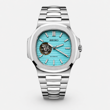 Seiko Mod Nautilus "Cœur ouvert bleu Tiffany"
