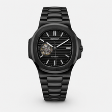 Seiko Mod Nautilus "Cœur ouvert noir intégral"