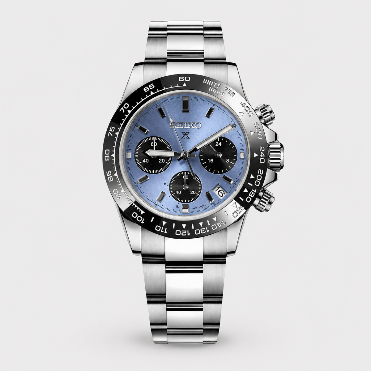 Seiko Mod Prospex Speedtimer "Cristal de glace"