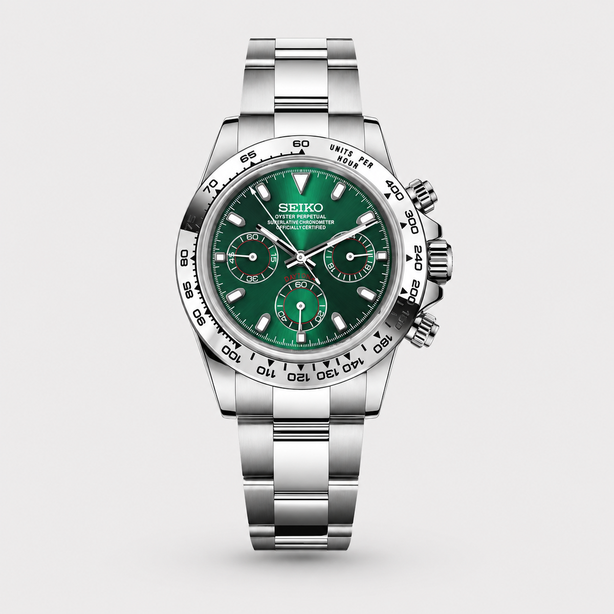 Seiko Mod Daytona "Vert forêt"