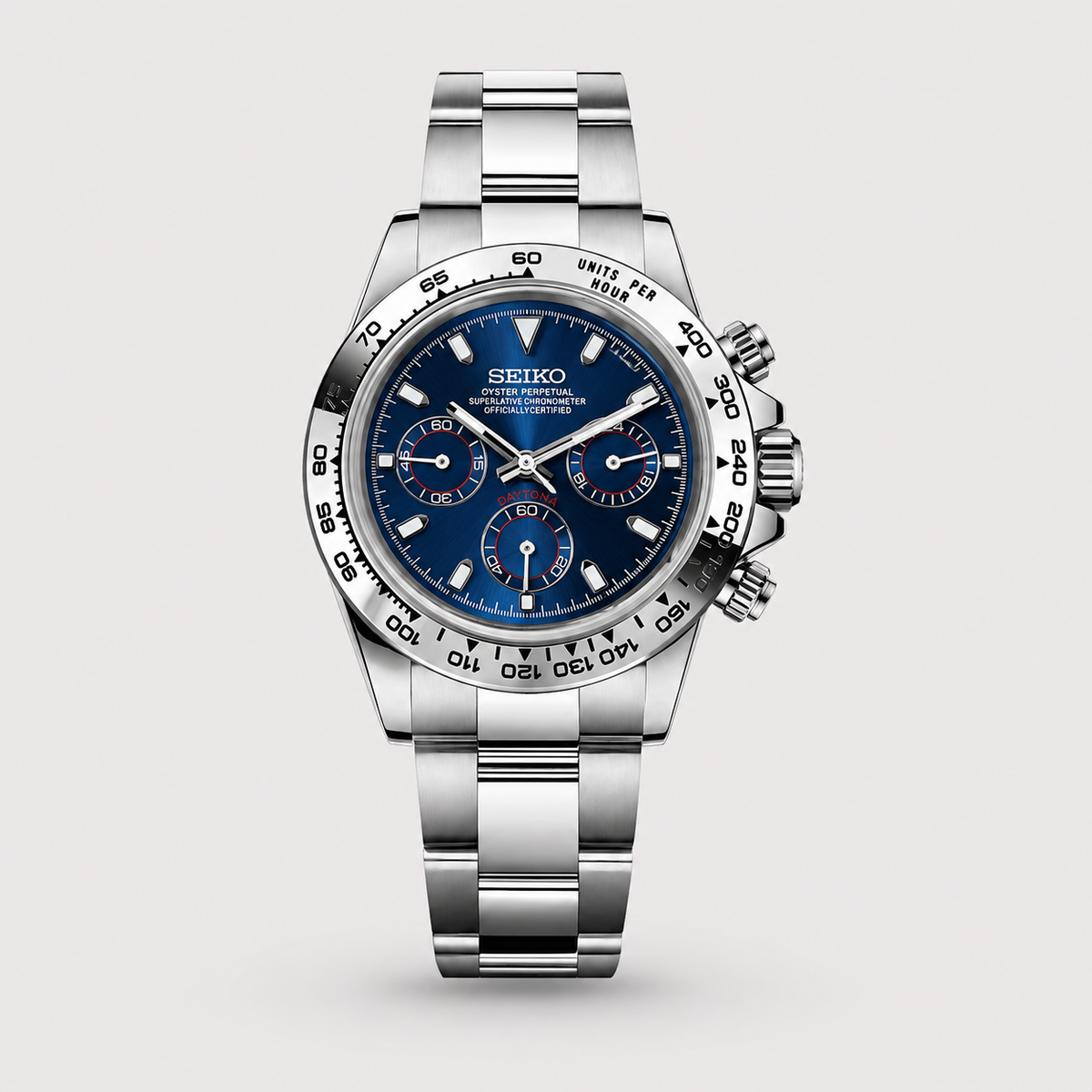 Seiko Mod Daytona "Bleu océan"