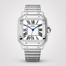 Seiko Mod Santos "Blanc classique"