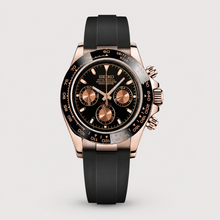 Seiko Mod Daytona "Or rose et noir"