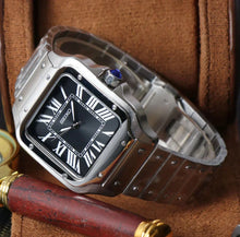 Seiko Mod Santos "Cadran noir"