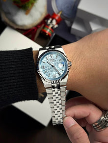 Seiko Mod Land-Dweller "Bleu glacier"