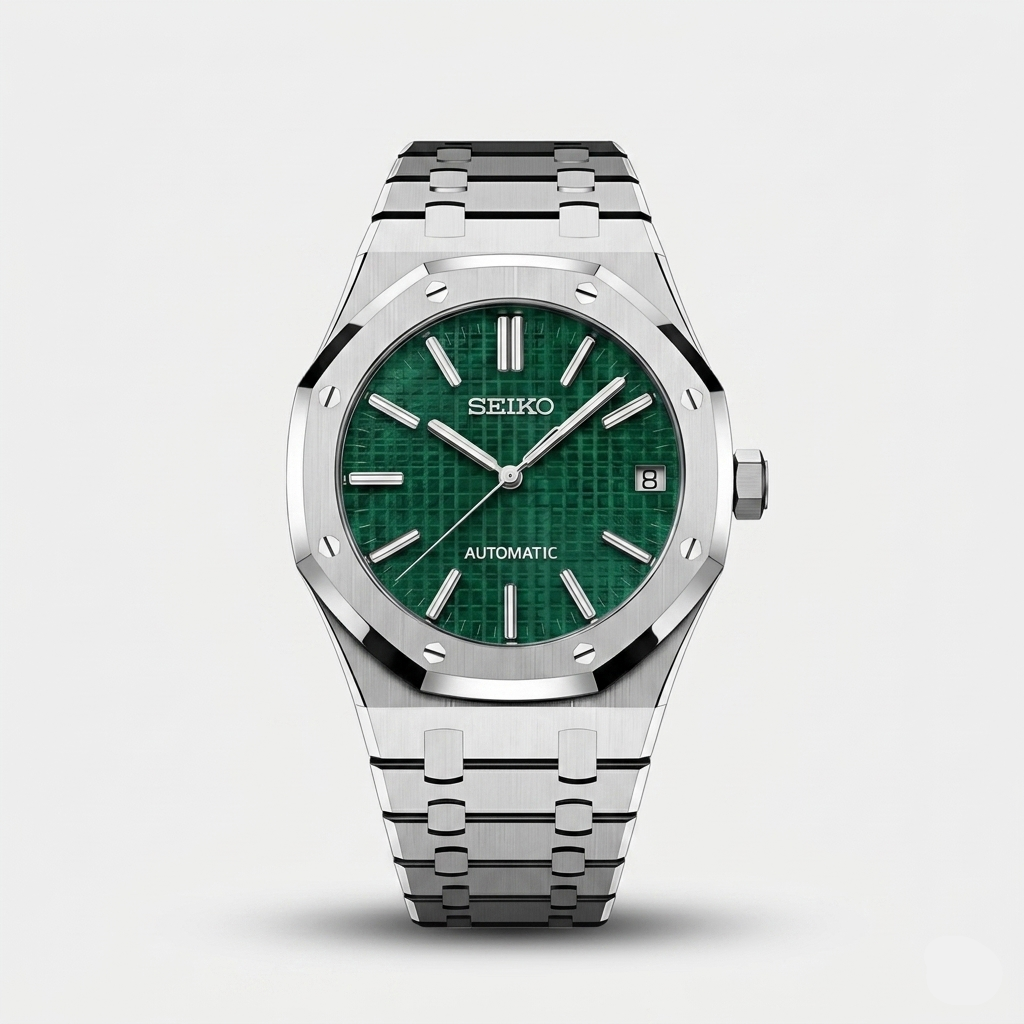 Seiko Mod Royal Oak "Vert"