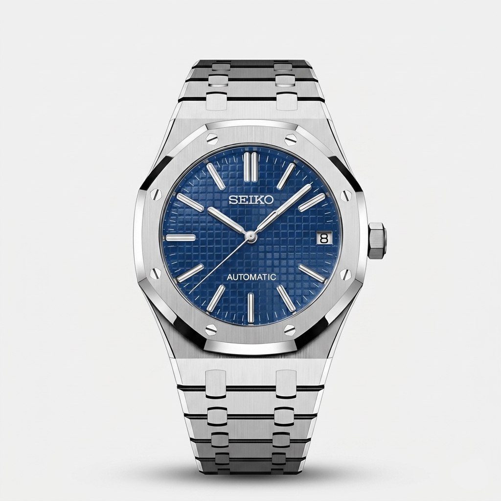 Seiko Mod Royal Oak "Bleu"