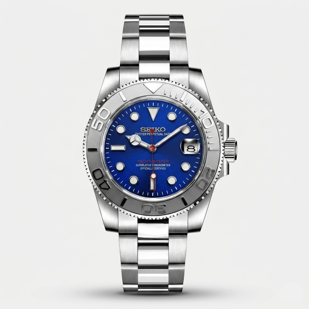 Seiko Mod Yacht-Master "Bleu"
