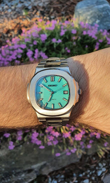 Seiko Mod Nautilus "Bleu Tiffany"