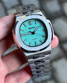 Seiko Mod Nautilus "Bleu Tiffany"