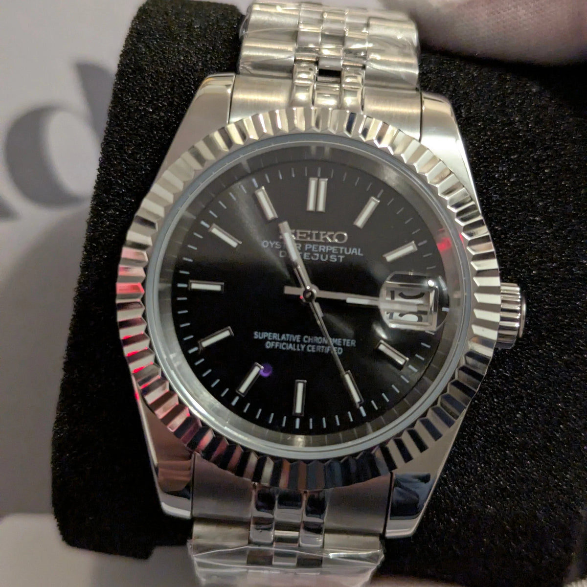 Seiko Mod Datejust "Noir"