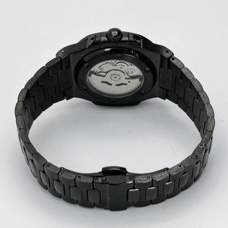 Seiko Mod Nautilus "Cœur ouvert noir intégral"