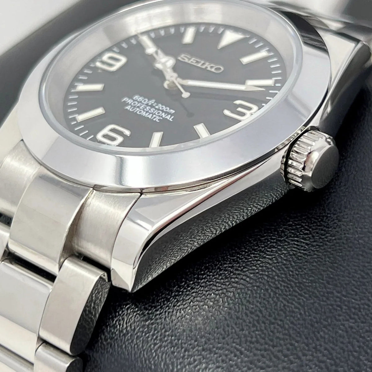 Seiko Mod Datejust "Noir classique"
