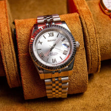 Seiko Mod Datejust "Blanc, chiffres romains"