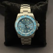 Seiko Mod Submariner "Bleu pastel"